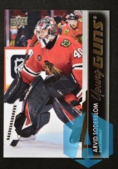 2021-22 UD Extended Series Young Guns #722 Arvid Soderblom Blackhawks